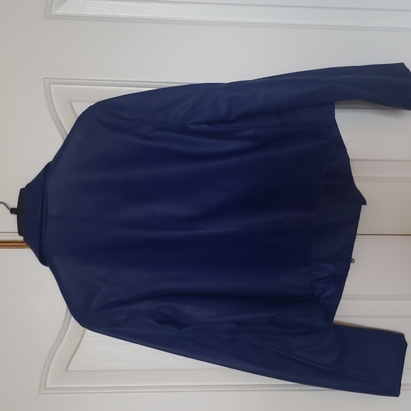 Sofia Vergara Jacket Vegan Blue size Large - Picture 3 of 8